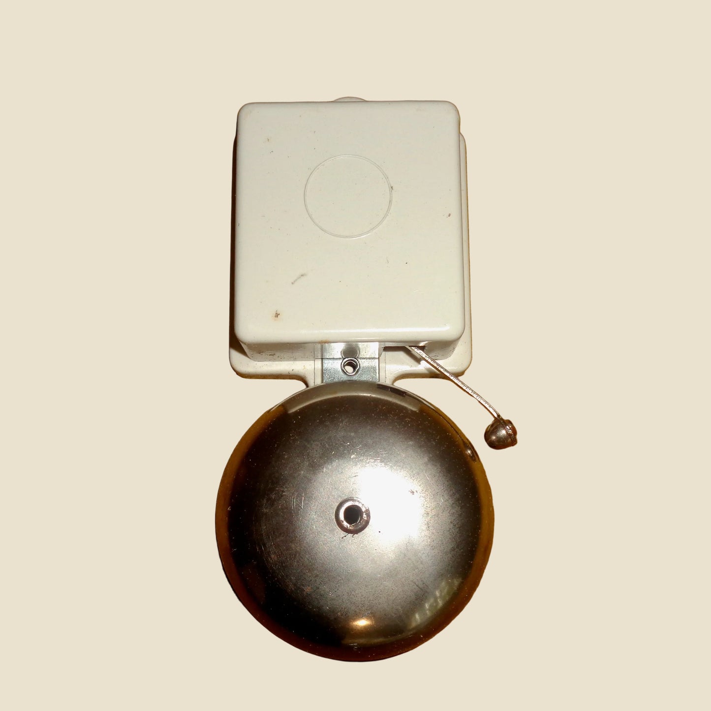 Vintage SEKO No. 1073 Electric Butler Alarm Internal Door Bell In White Bakelite