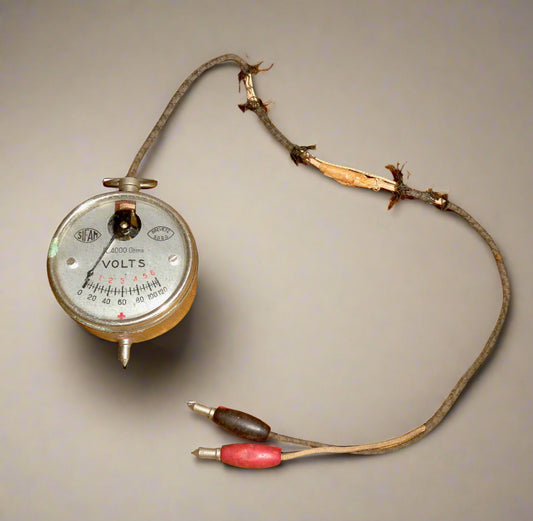 Vintage Sifam Pocket Watch Voltmeter R4000 Ohms