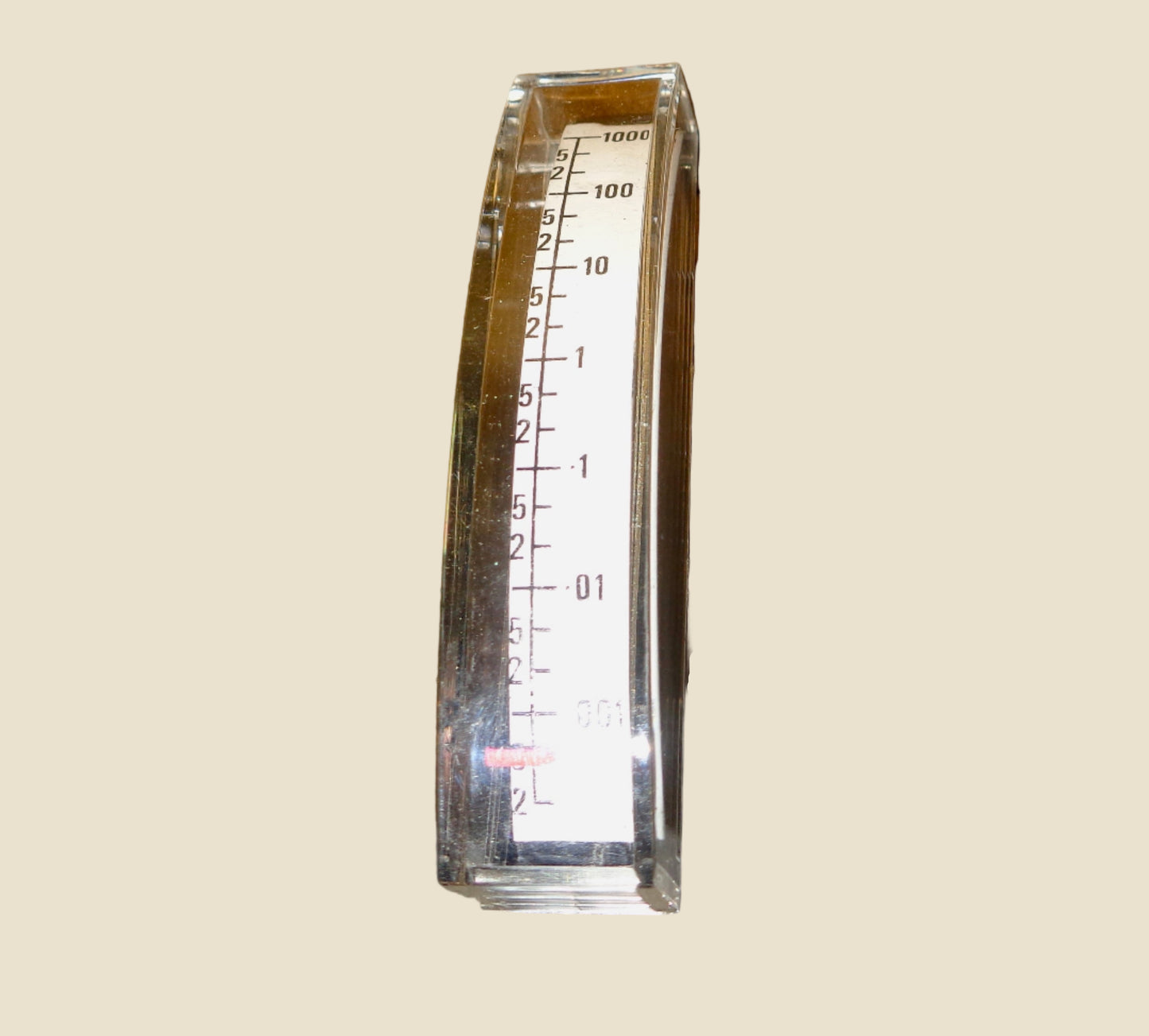 Vintage Simpson Edgewise Analogue Panel Meter Scale 0-1 DC Milliamps Model 1622