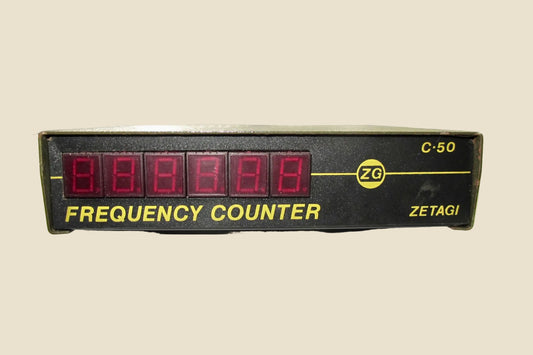 Vintage Zetagi C50 Analogue RF Frequency Counter