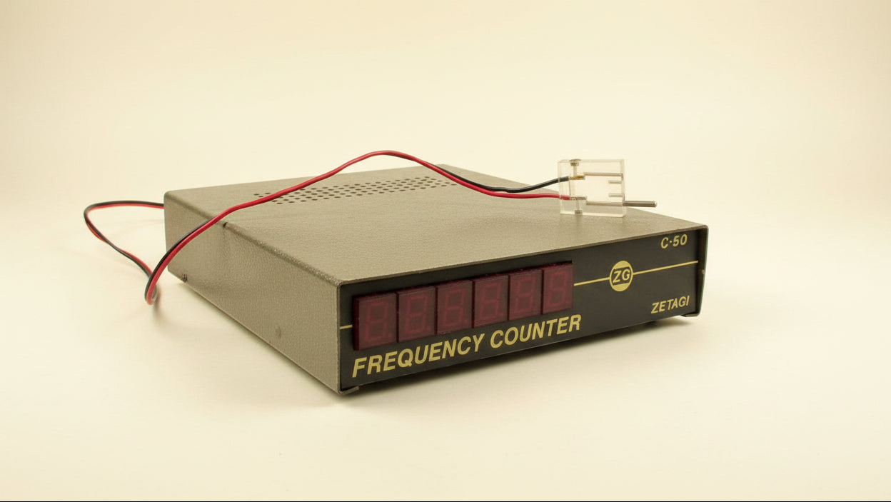 Vintage Zetagi C50 Analogue RF Frequency Counter