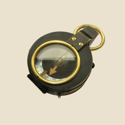 WW1 Cased Marching Compass Cruchon & Emons London Verners Pattern VII