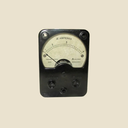 WW2 Air Ministry Sangamo Weston 0-4 Amp Ammeter 10A/12667 For A T1154