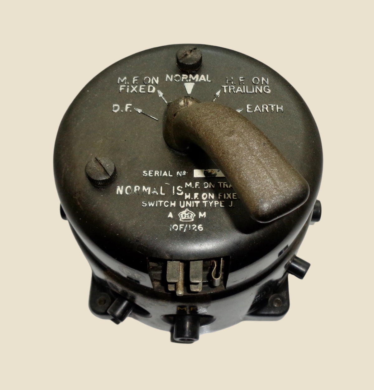 WW2 RAF Air Ministry AM Aerial J Switch 10F/126 For A Military Radio R ...
