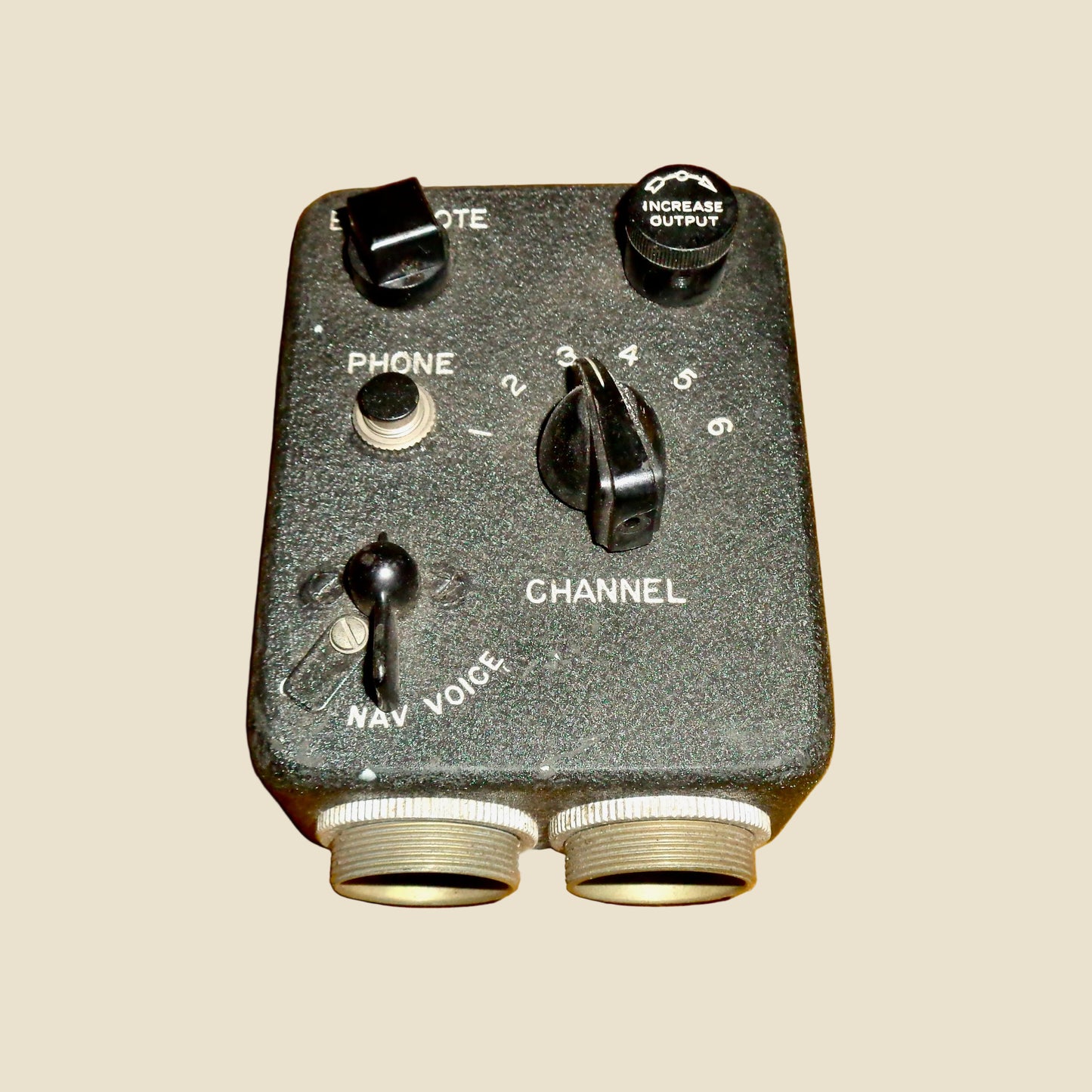 WW2 USAF Aircraft Radio Control Unit C35 / ARR-2A With Mounting Plate