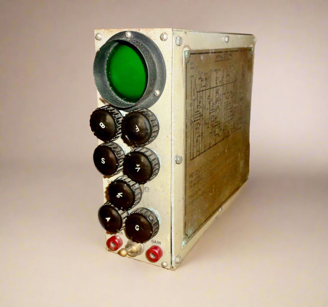 WW2 War Finish Miniscope Cathode Ray Oscilloscope CRO Pattern Number 5 ...