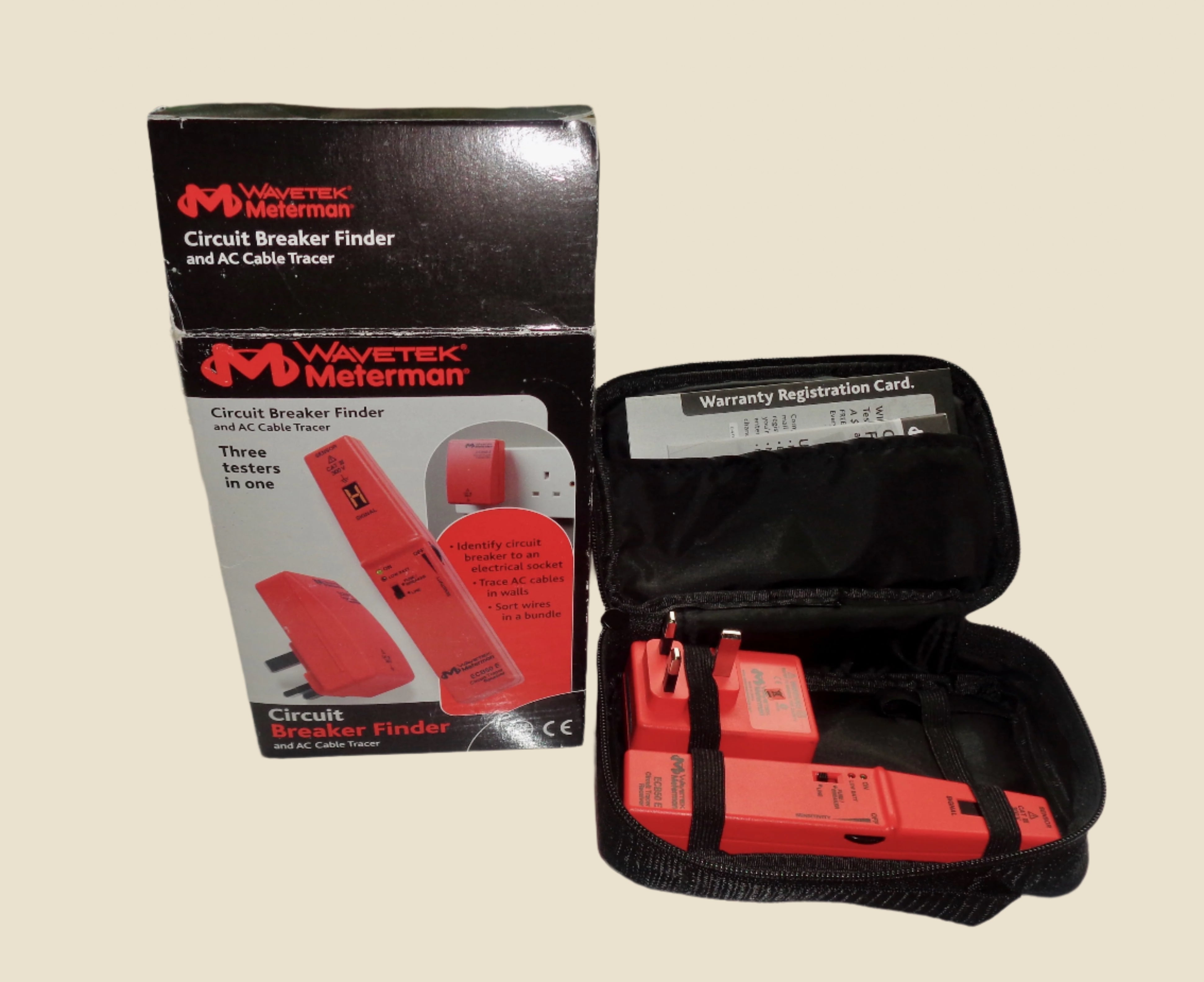 Wavetek Meterman ECB50E Circuit Breaker Finder And AC Cable Tracer ...