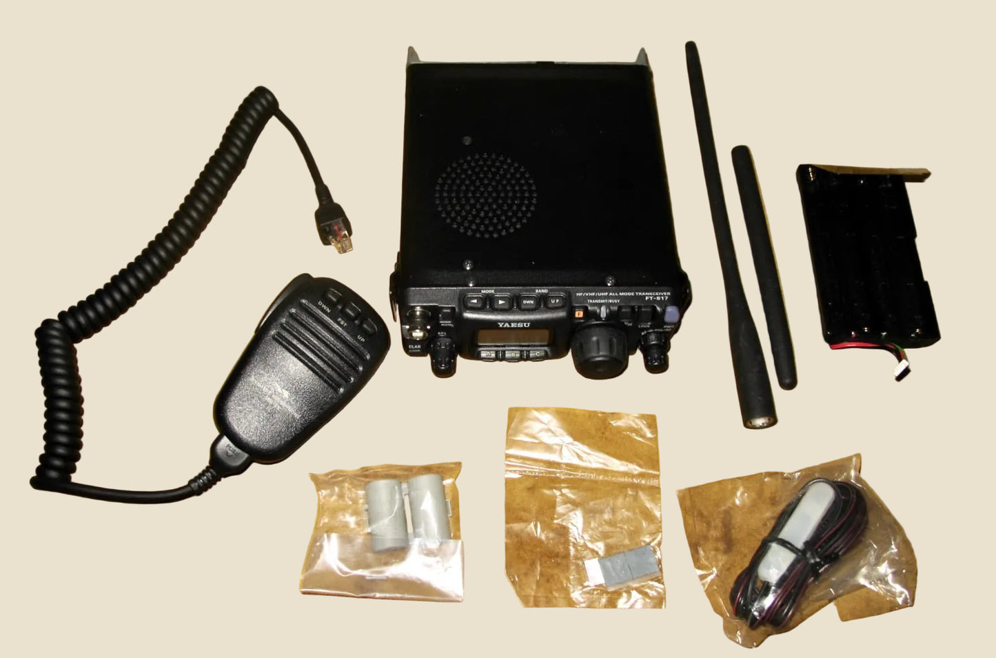 Yaesu FT817ND HF/VHF/UHF Ultra Compact Transceiver In It's Original Box With Accessories