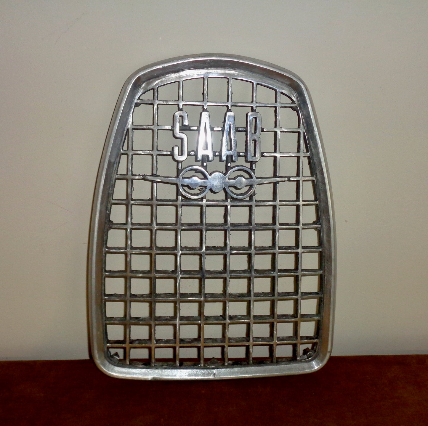 1960s Saab 96 Two Stroke Bullnose Radiator Grille With Aircraft Logo