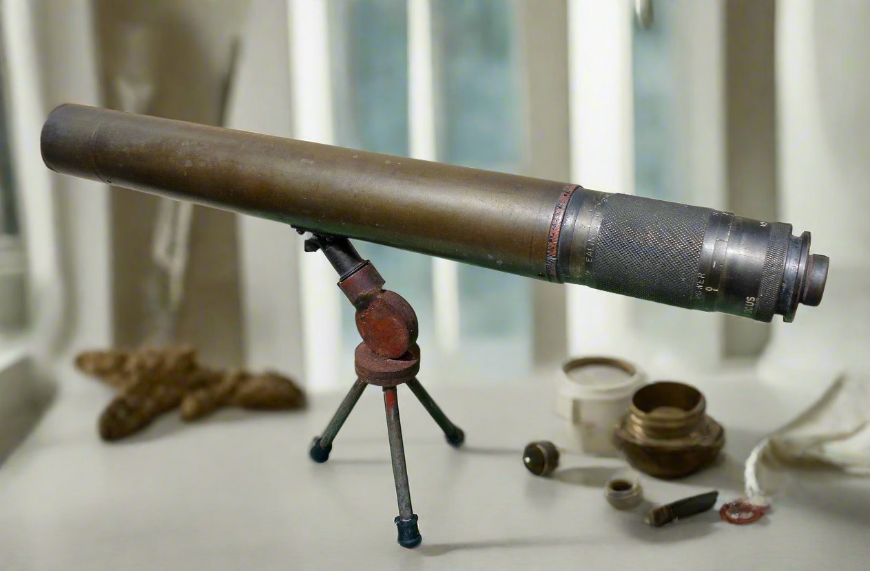 1916 WW1 Ottway Naval Gunsight Telescope VP 3 to 9 4752
