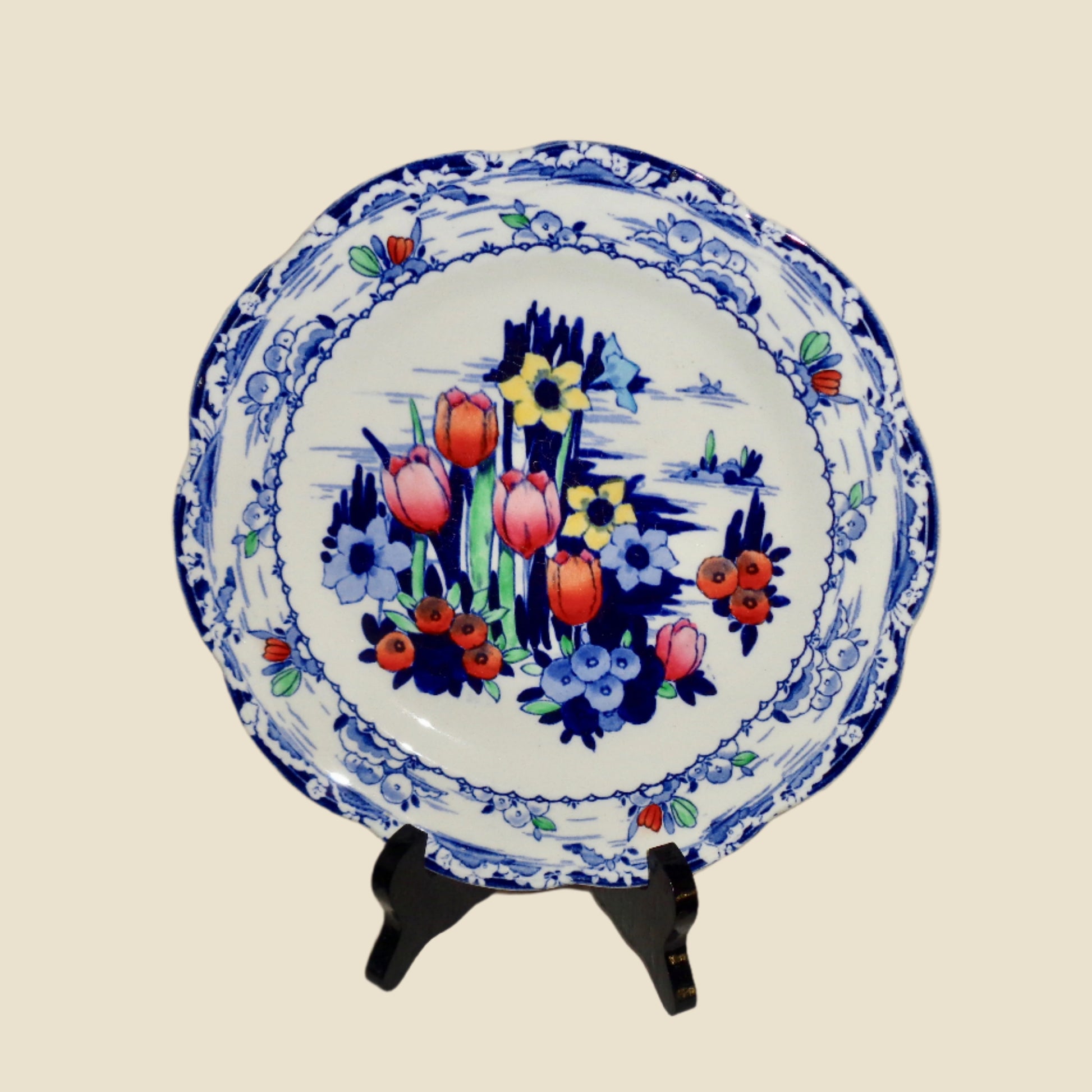 1930 9" Salad Plate Losol Ware The Dawnay By Keeling and Co 