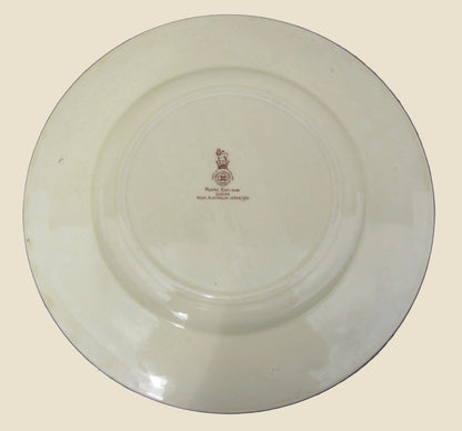 1936 Royal Doulton Rustic England Dinner Plate D5694 Featuring a Chair Bodger