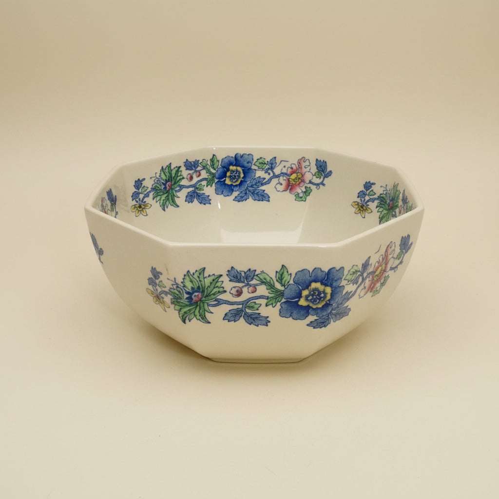 1940s Masons Ironstone Strathmore C4792 Octagonal Fruit Bowl