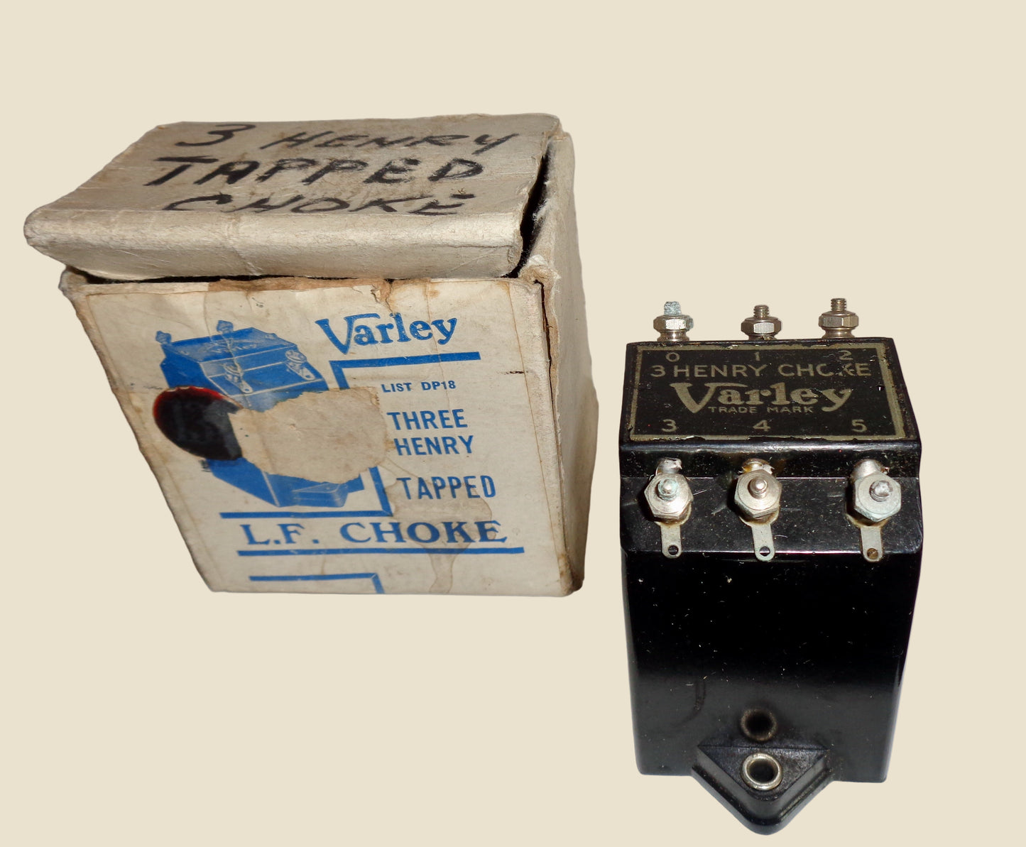1940s Varley 3 Henry Tapped LF Choke DP18 By Oliver Pell Control Ltd