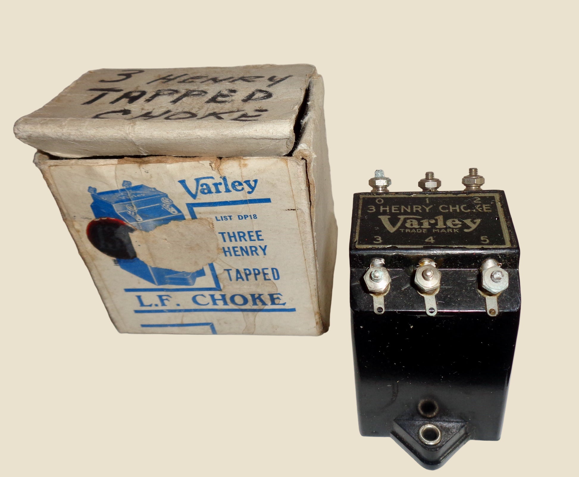 1940s Varley 3 Henry Tapped LF Choke DP18 By Oliver Pell Control Ltd