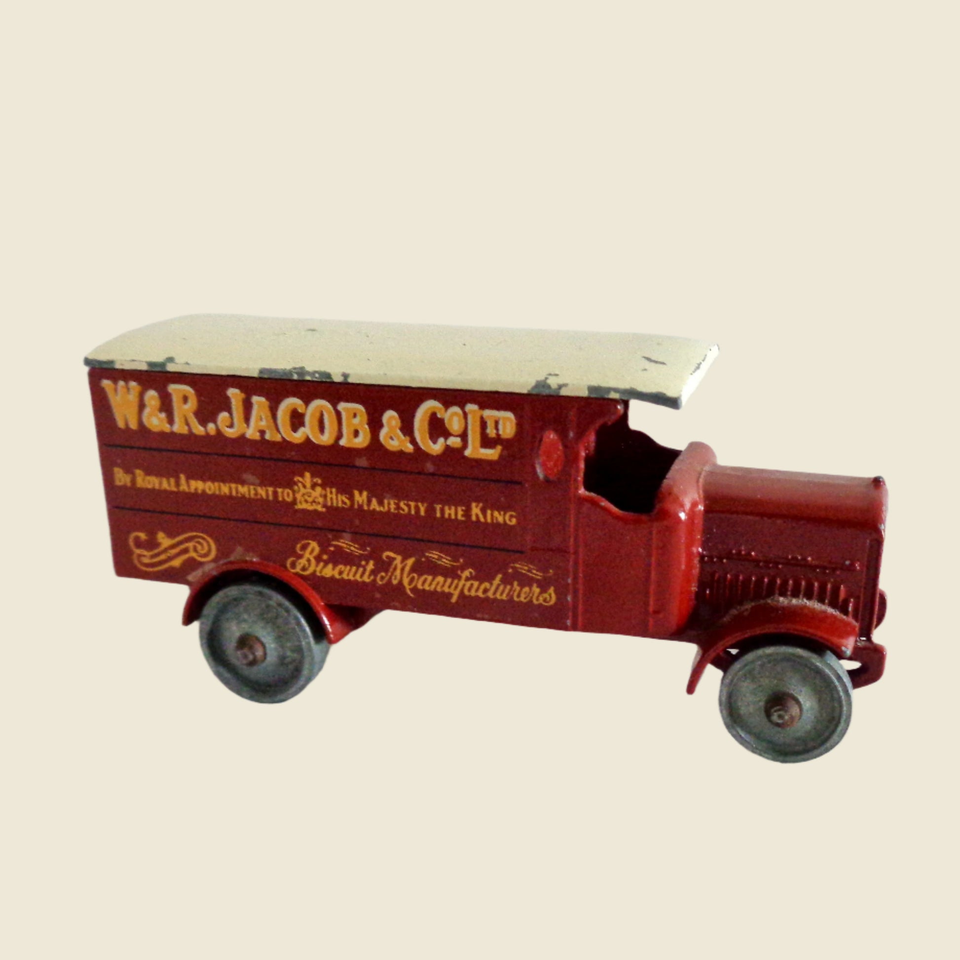 1950s Lesney Matchbox Models Of Yesteryear No. 7 Four Ton Leyland Jacob's Biscuits Lorry