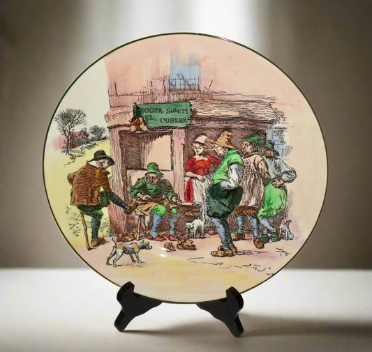1950s Royal Doulton Collectible Plate D6302 Roger Solem EL Cobler