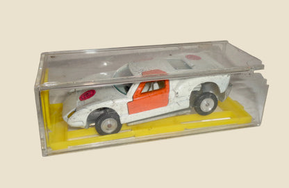 1960s Gamda Koor Sabra White Ford GT No. 8104 1/43 Toy Car