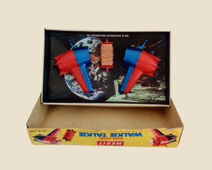 1970s Merit Space Patrol Walkie Talkie Vintage Toy