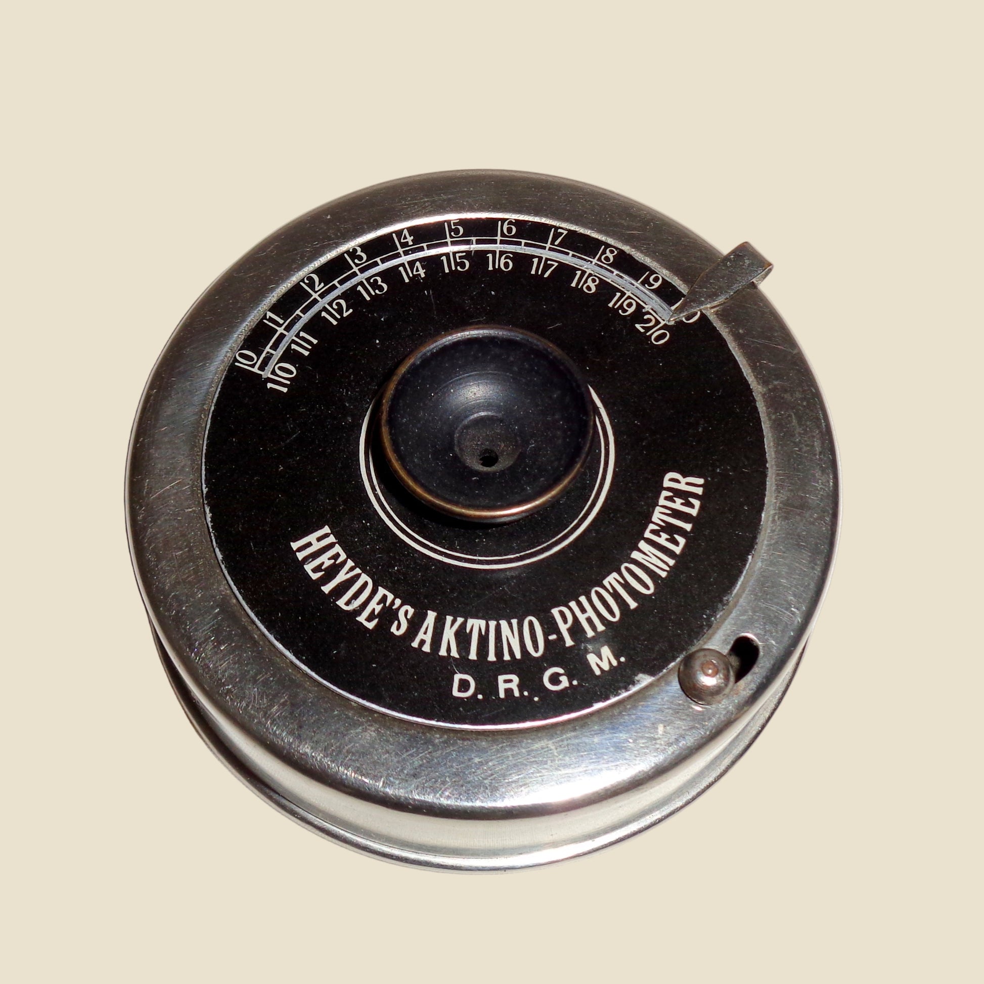 Antique Heyde's Aktino Photometer Exposure Meter