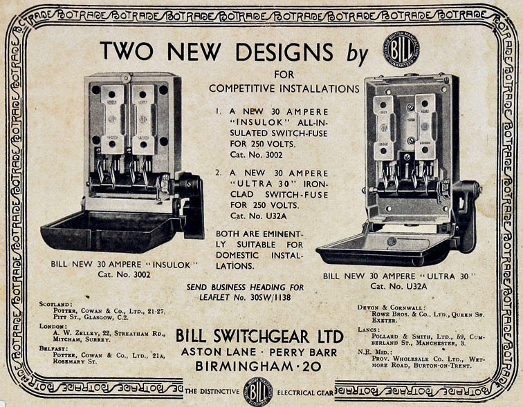 Vintage Bill Insulok Ceramic and Bakelite Electrical Fuse Box