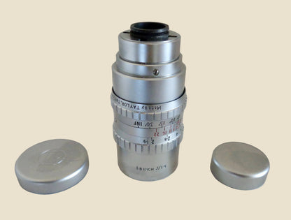 Cine Camera Lens 1.5 inch F1.9 8mm By Serital Taylor, Taylor & Hobson 