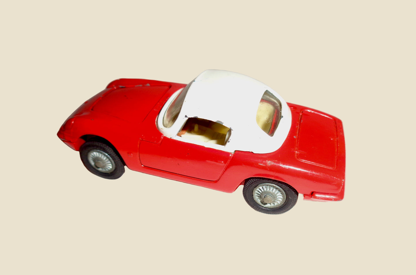 Corgi Toys Model 319 Lotus Elan S2 Hardtop Coupe In Red and White