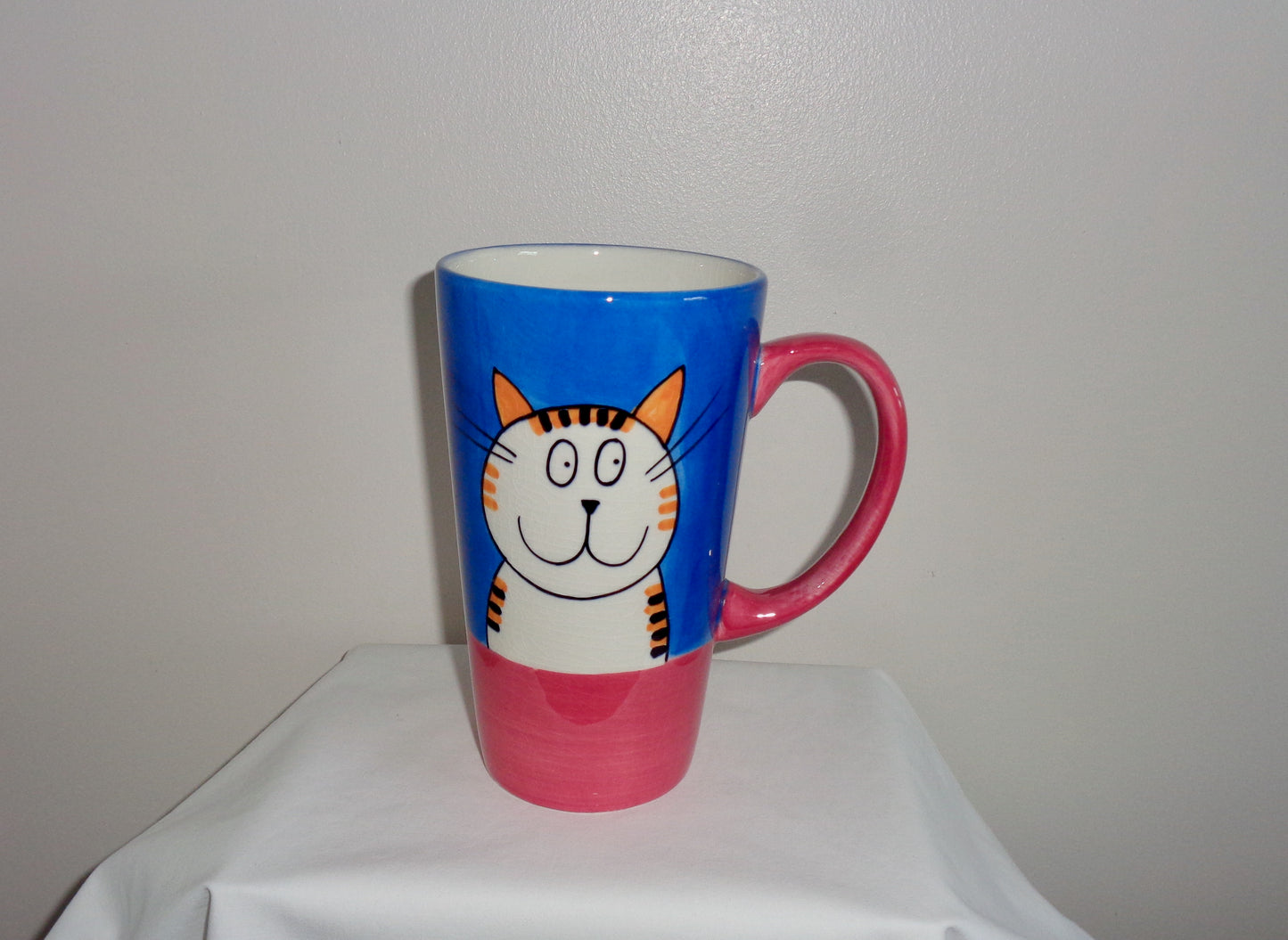 Handpainted Whittard Of Chelsea Cat Latte Mug