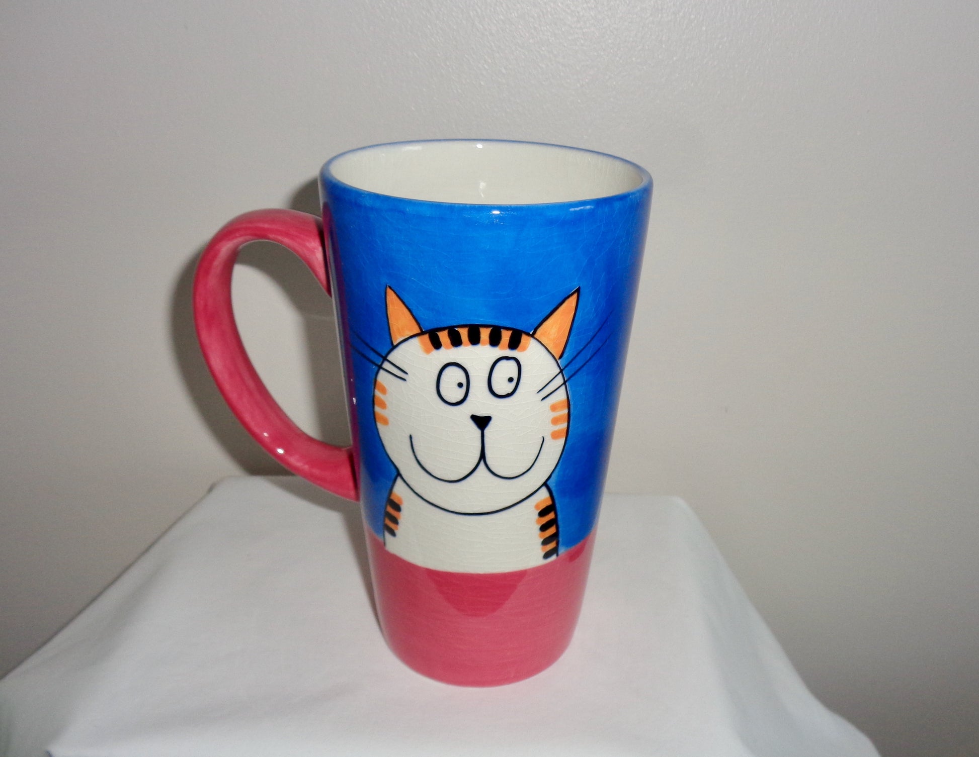 Handpainted Whittard Of Chelsea Cat Latte Mug
