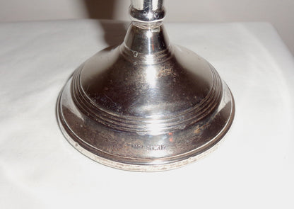 1971 Broadway & Co Birmingham Sterling Silver Candle Stick