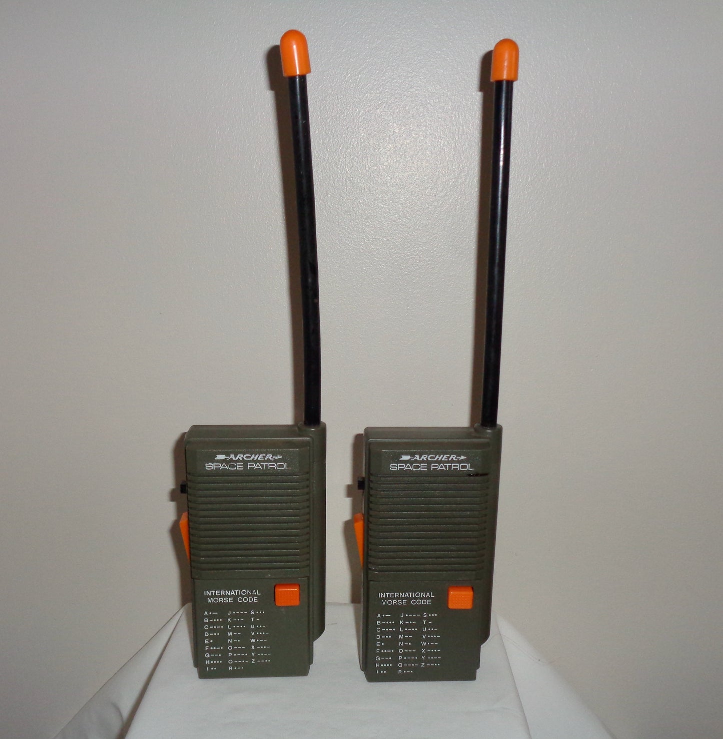 Three Vintage Walkie Talkies. Comprising A Pair of Archer Space Patrol And One New Tone 
