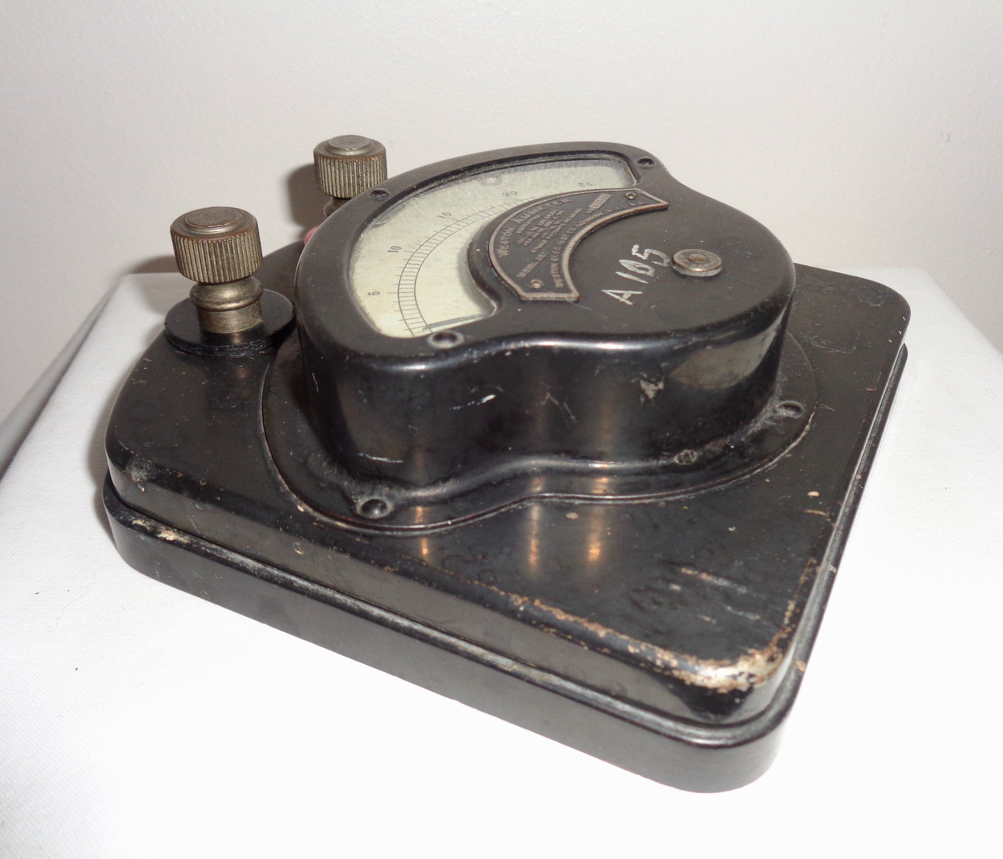 Antique Weston Electrical Instruments Ammeter Model 280 Serial Number 23058