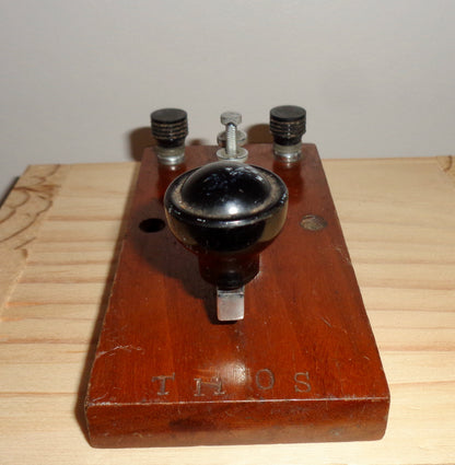 1920s British Straight Sending Morse Key Possibly Made By Gamages