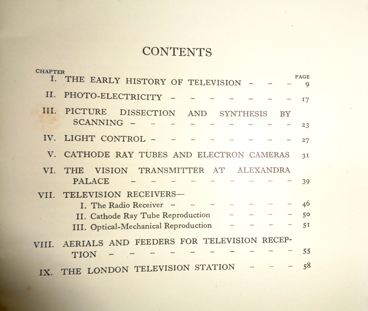 Original 1937 Television Booklet Produced For A Science Museum Exhibition