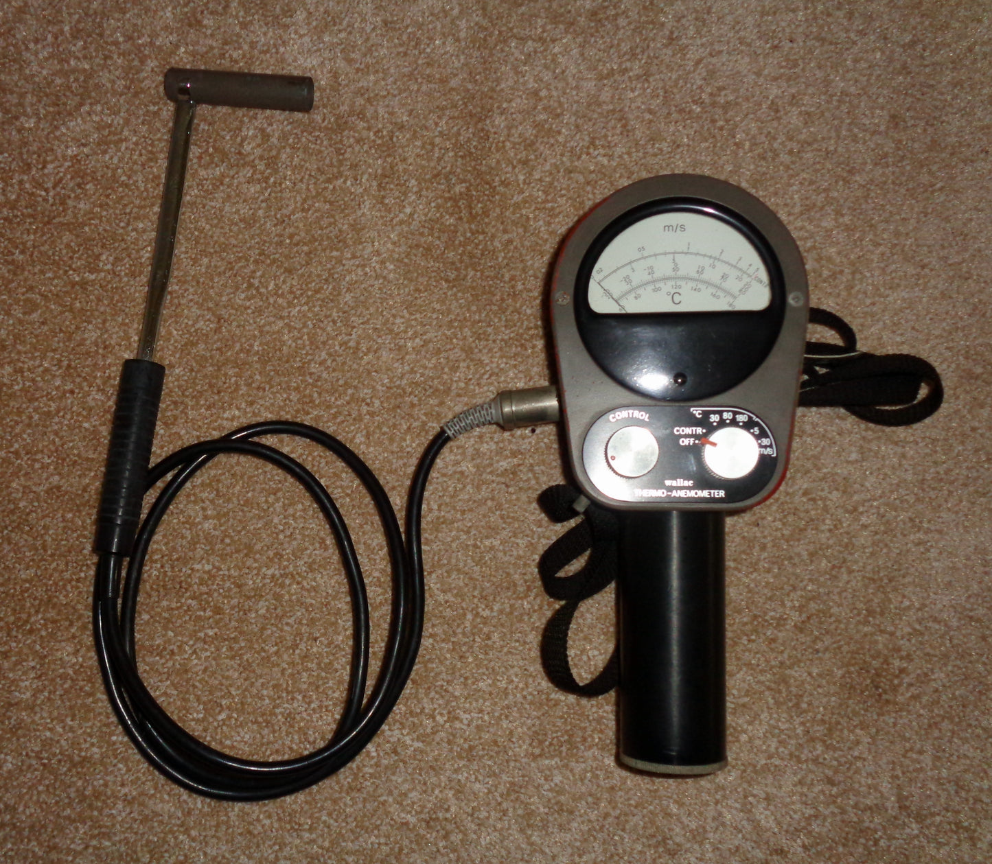 Vintage Wallac Thermo-Anemometer Type GGA23S