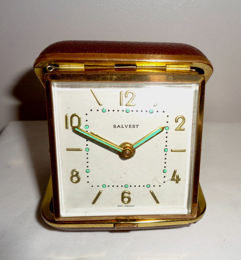 Vintage Salvest Folding Travel Alarm Clock – Mullard Antiques and ...