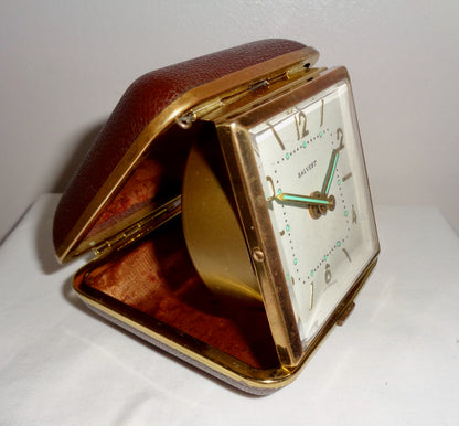 Vintage Salvest Folding Travel Alarm Clock
