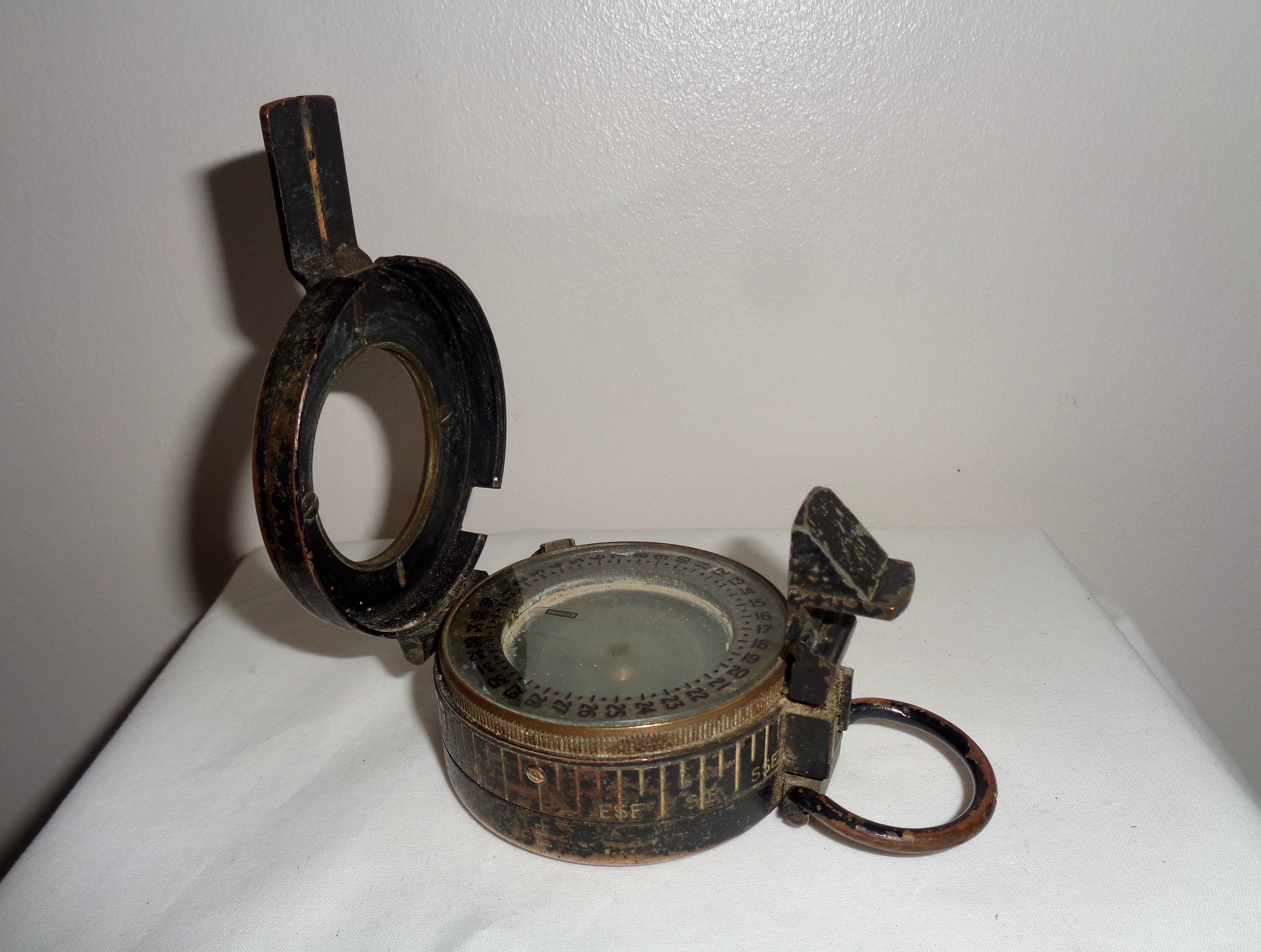 1941 WW2 TG & Co Mk III Officers Prismatic Military Marching Compass ...