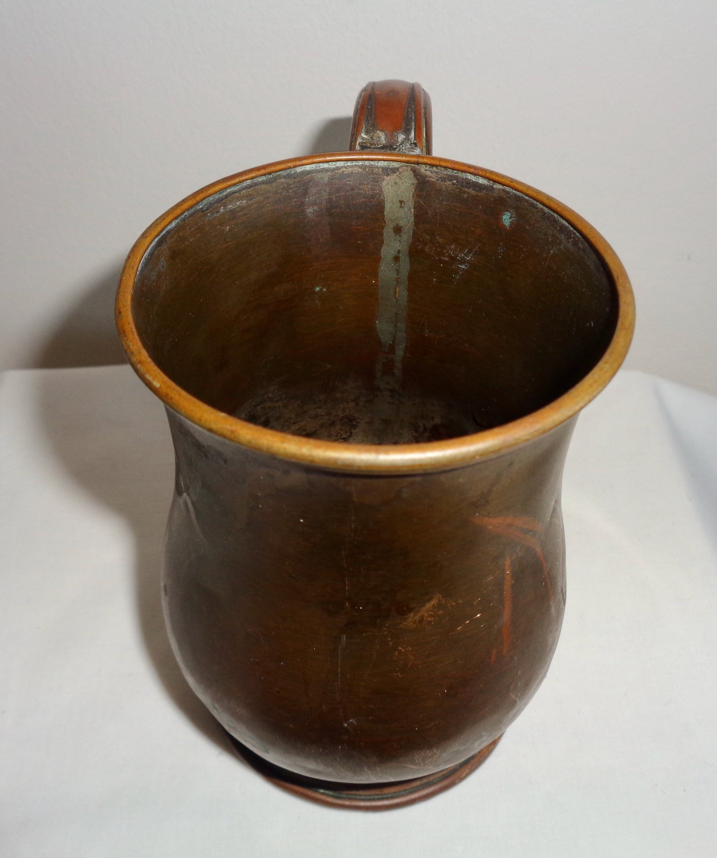 1851 Victorian Copper Drinks Half Pint Tankard