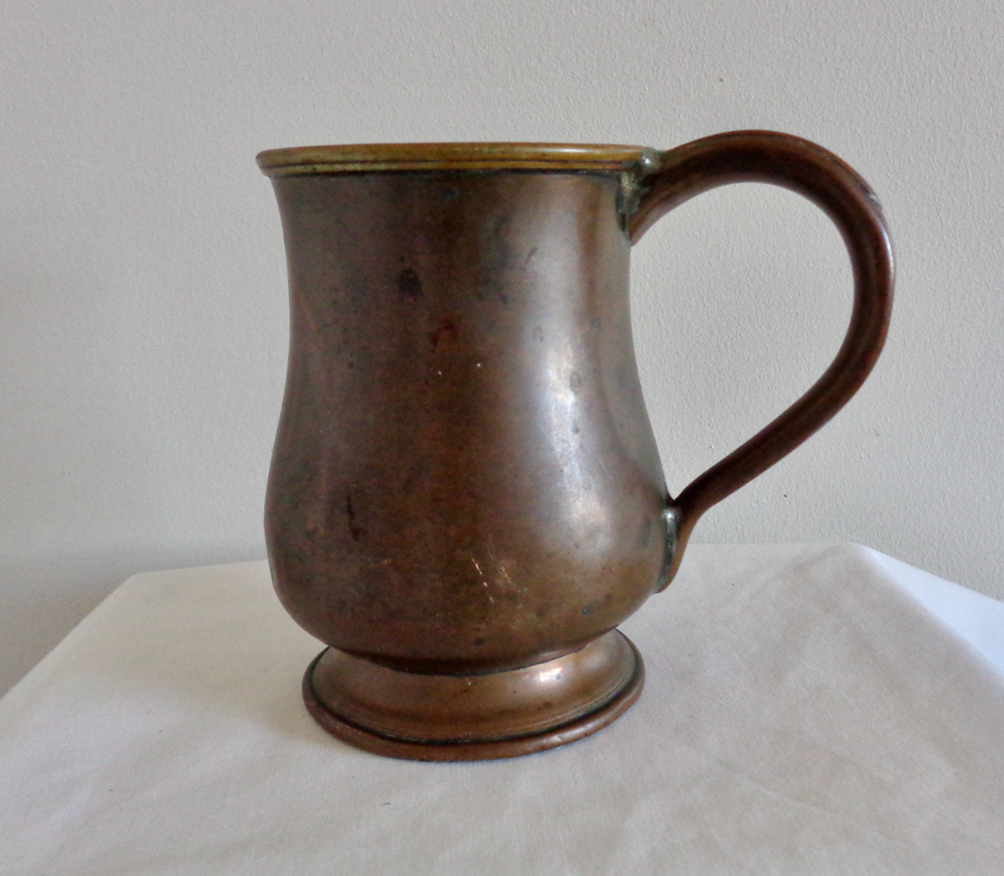 1851 Victorian Copper Drinks Half Pint Tankard