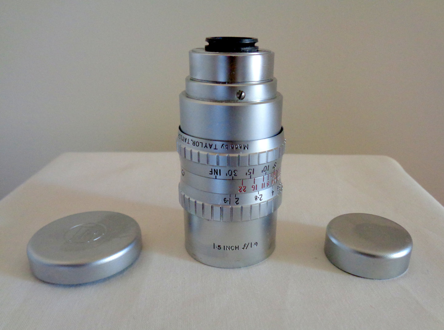 Cine Camera Lens 1.5 inch F1.9 8mm By Serital Taylor, Taylor & Hobson