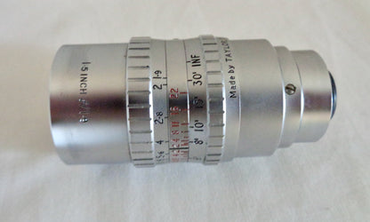 Cine Camera Lens 1.5 inch F1.9 8mm By Serital Taylor, Taylor & Hobson