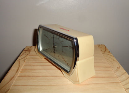 Vintage White Bakelite Smiths Bimetallic Thermometer