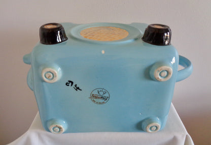 Swineside Teapottery Vintage Bush DAC 90 Radio Novelty Pottery Teapot