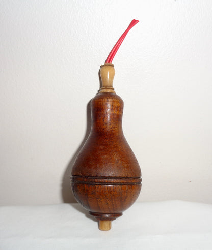 Antique Wood British Butler Bell Push