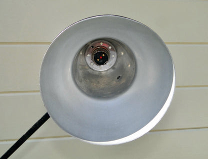 Vintage Anglepoise 1227 1960s Black Desk Lamp With Cream Flex