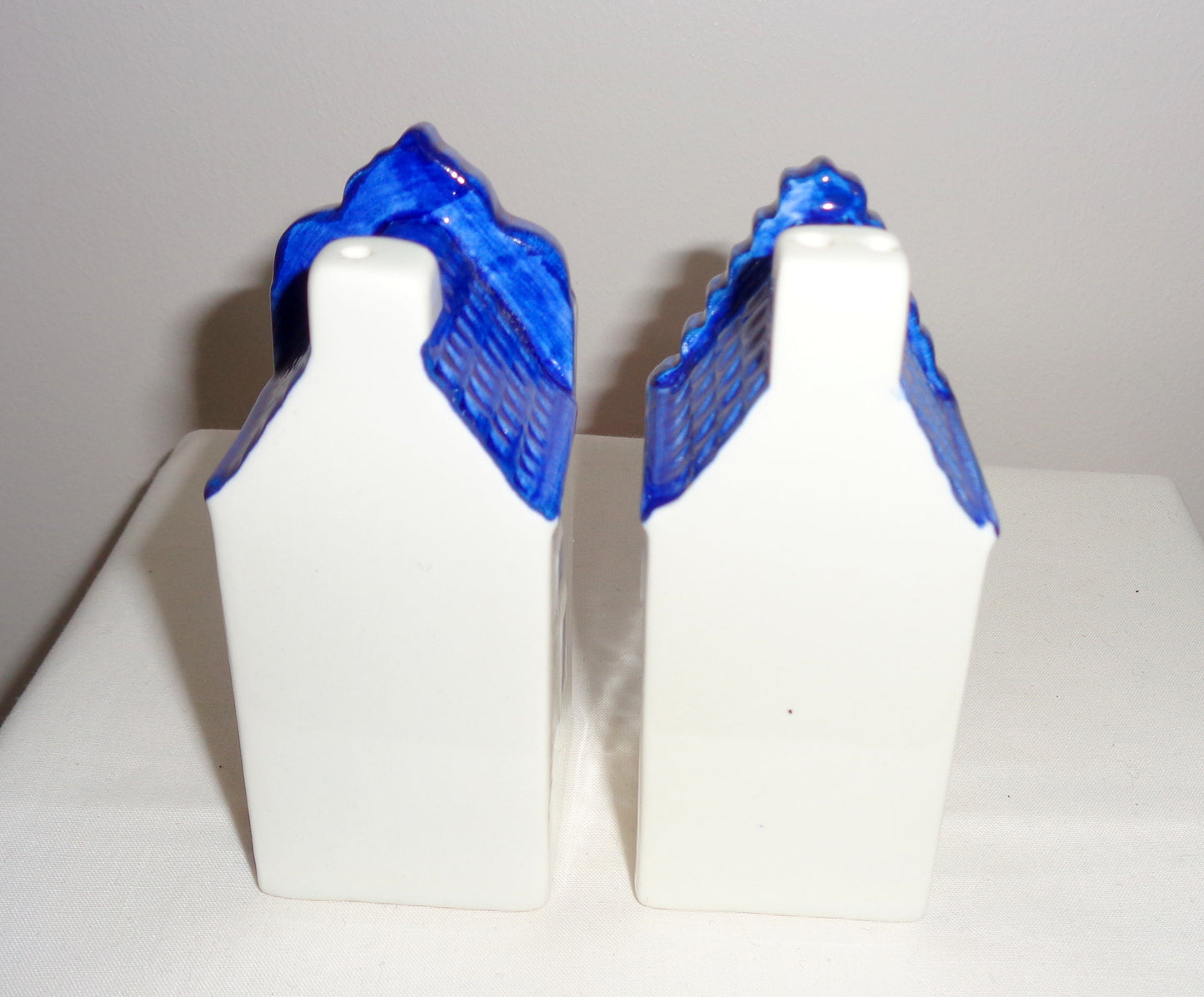 1990s Delft Style Pottery Amsterdam House Salt/ Pepper Pots/ Shakers