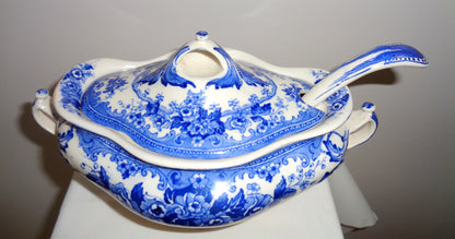 Antique Colwyn Keeling & Co Late Mayers Small Tureen & Ladle