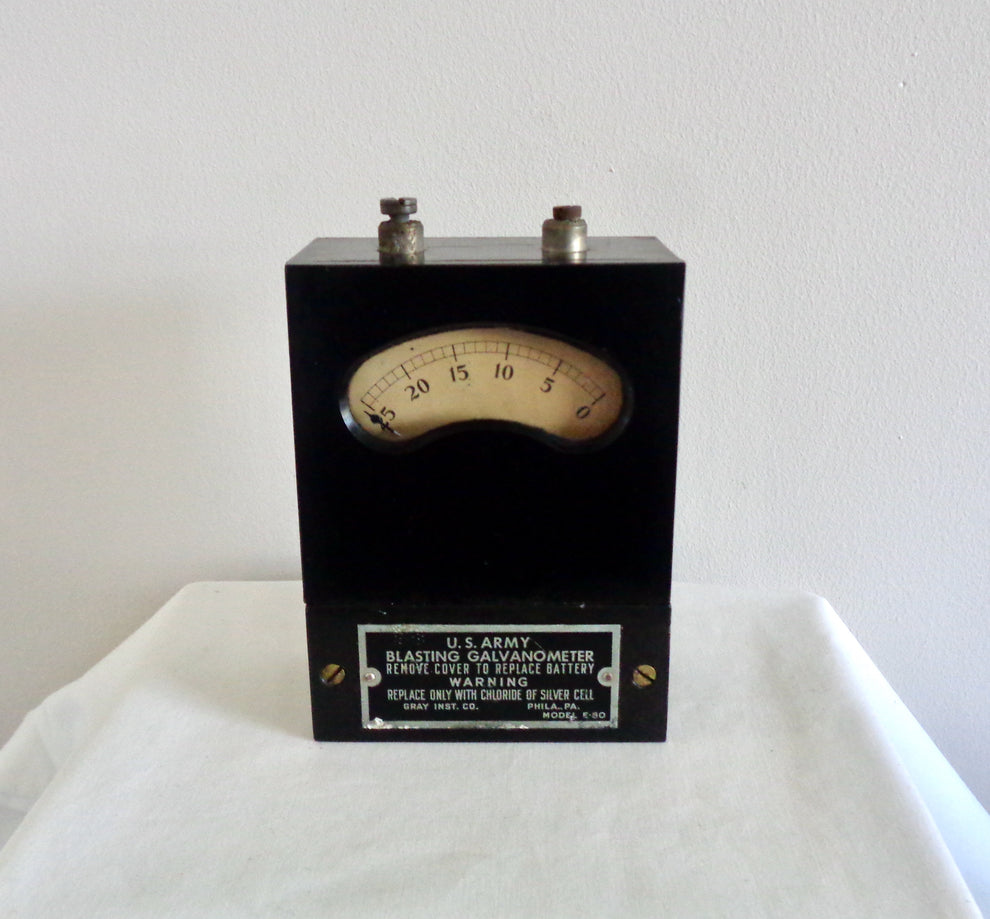 WW2 Model E80 US Army Blasting Galvanometer By Gray Instrument Company ...