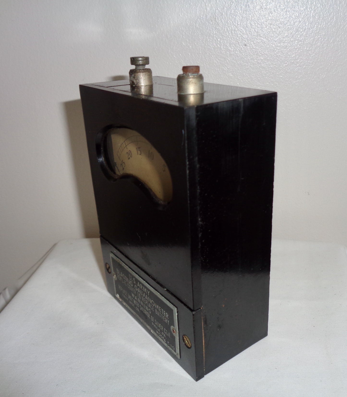 WW2 Model E80 US Army Blasting Galvanometer By Gray Instrument Company